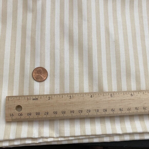 Bloomcraft 2 yds Striped 54" wide Fabric Material Decorator - Picture 2 of 4